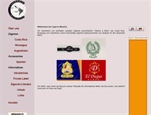 Tablet Screenshot of cigarros-mundos.de